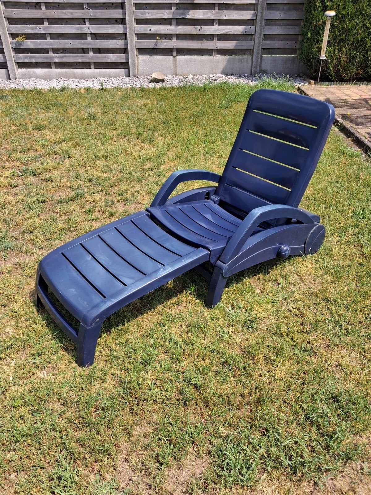 Ligzetel, Jardin & Terrasse, Chaises longues, Enlèvement, Utilisé, Synthétique, Réglable