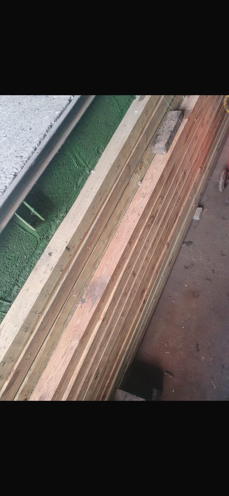 Chevrons en bois, Ophalen, Zo goed als nieuw