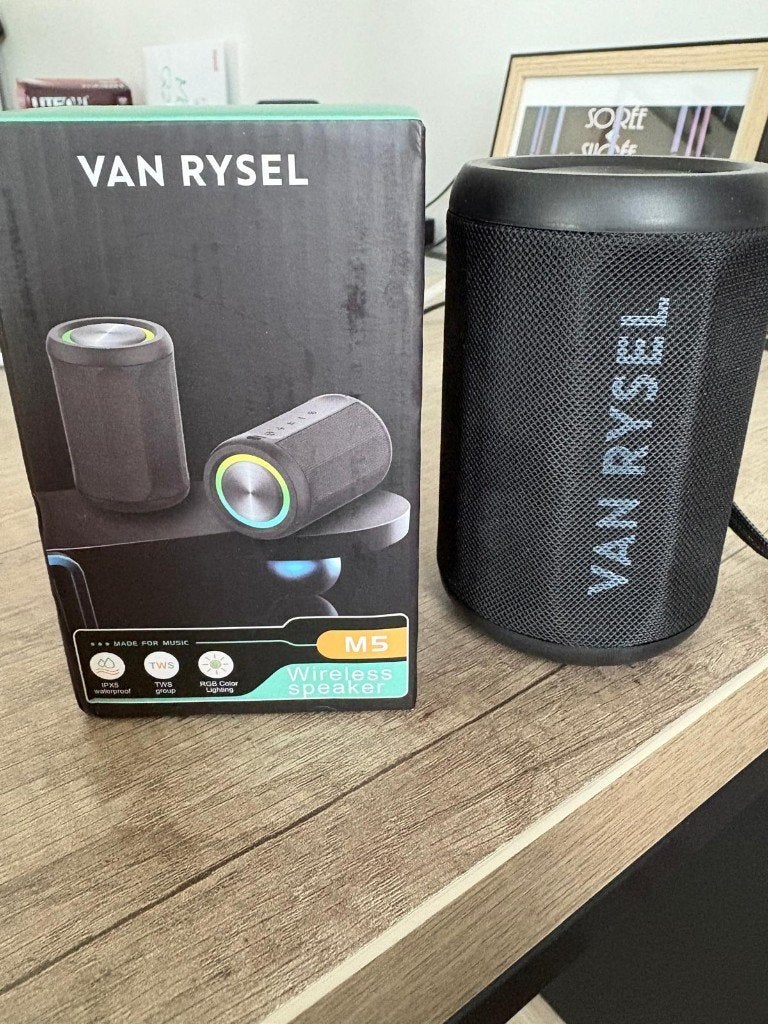 Van Rysel draadloze speaker, ongebruikt in doos, Overige merken, Nieuw, Ophalen of Verzenden, Draagbare speaker
