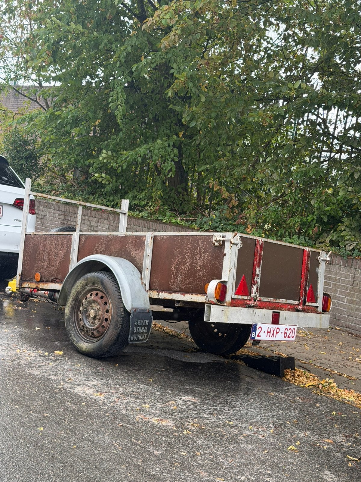 Aanhangwagen 2m x 1m20, Ophalen, Gebruikt