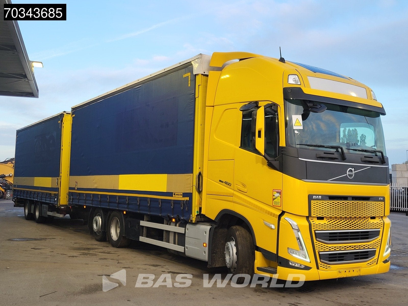 Volvo FH 460 6X2 LNG COMBI Sliding roof VEB+ Automatic ACC E, Auto's, Automaat, Stof, CNG (Aardgas), 338 kW