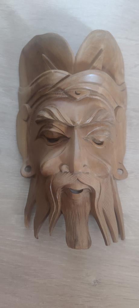 Bacchus masker houtsnijwerk, Antiek en Kunst, Ophalen, Houtsnijwerk