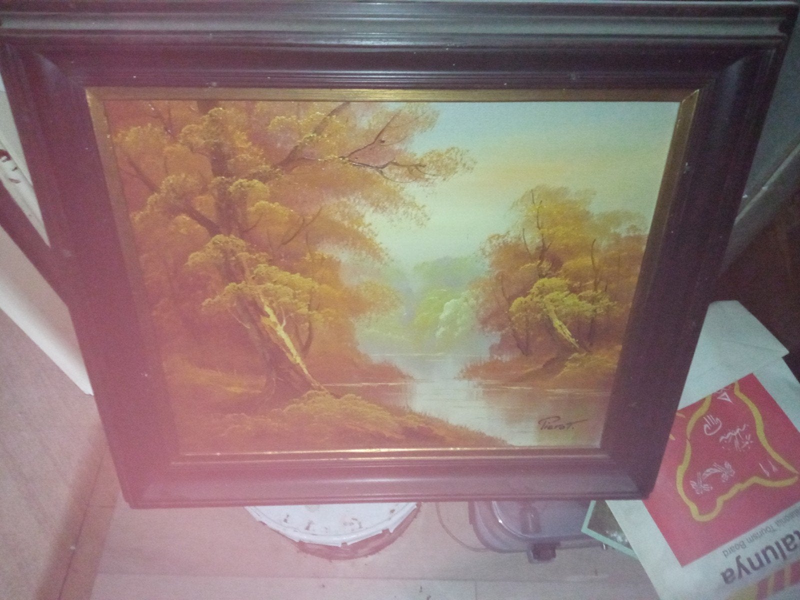 Schilderij herfstbeeld, Ophalen, Landschap