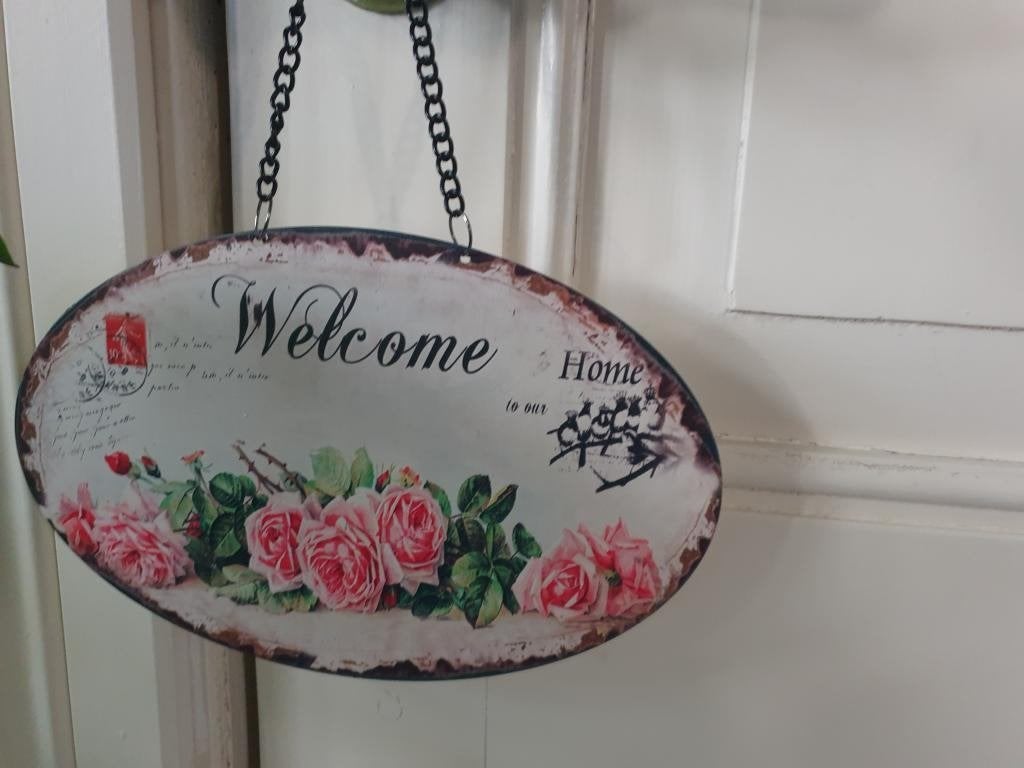 welkom met roosjes, Ophalen of Verzenden, Nieuw