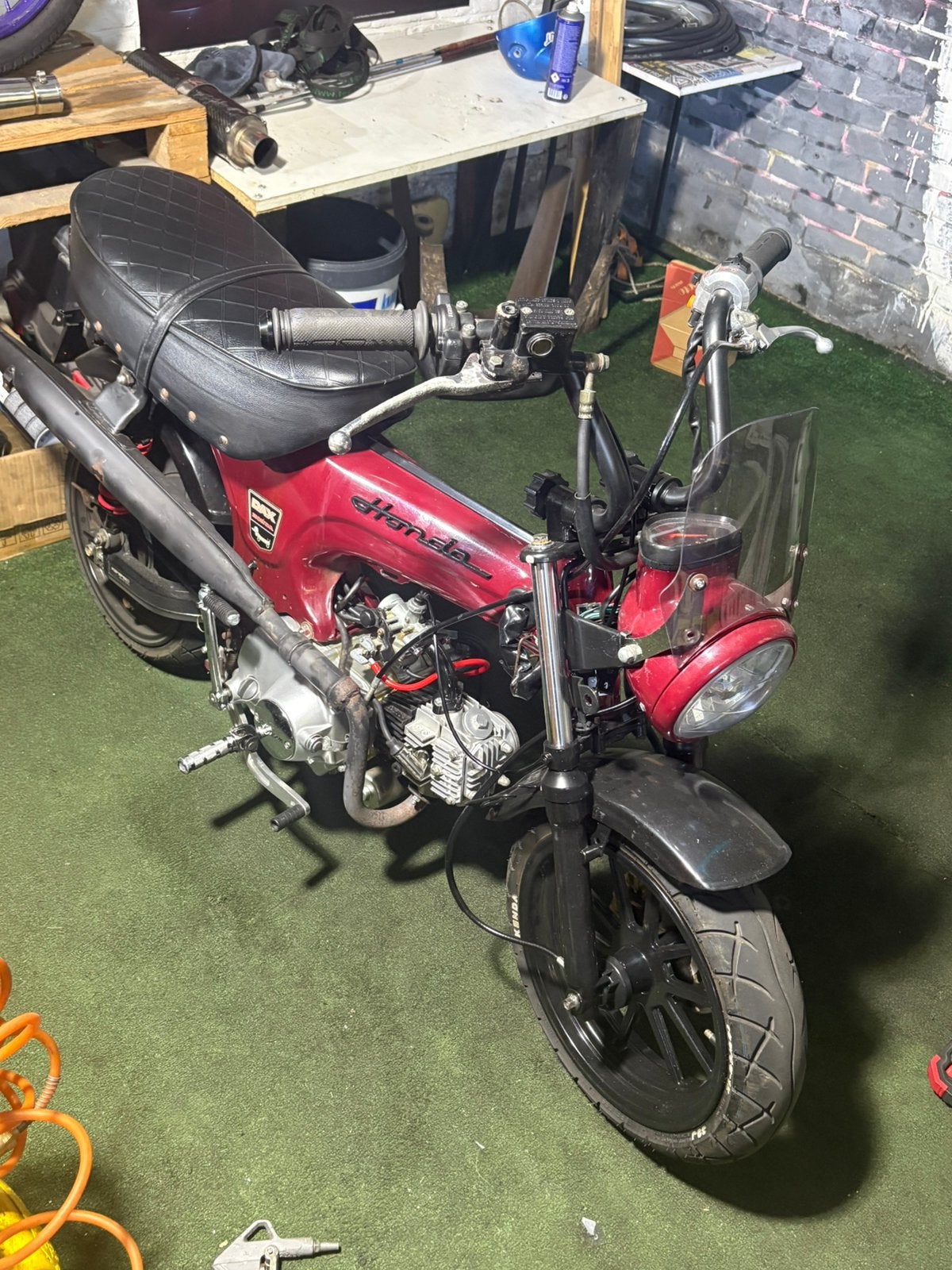 Dax 50 cc a klasse project, Ophalen