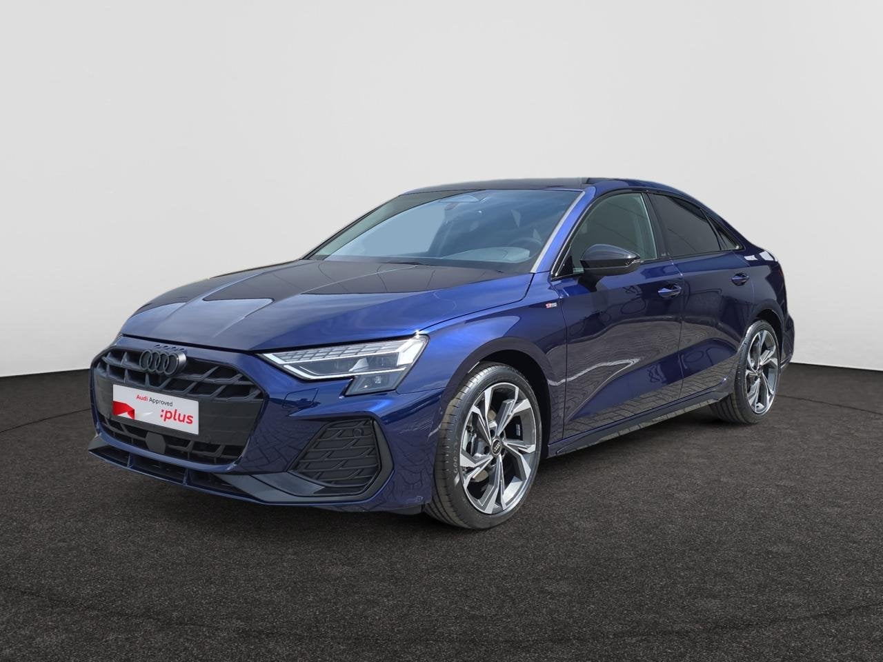 Audi A3 Sedan 30 TFSI MHEV S line S tronic, Auto's, Automaat, Blauw, 124 g/km, Berline