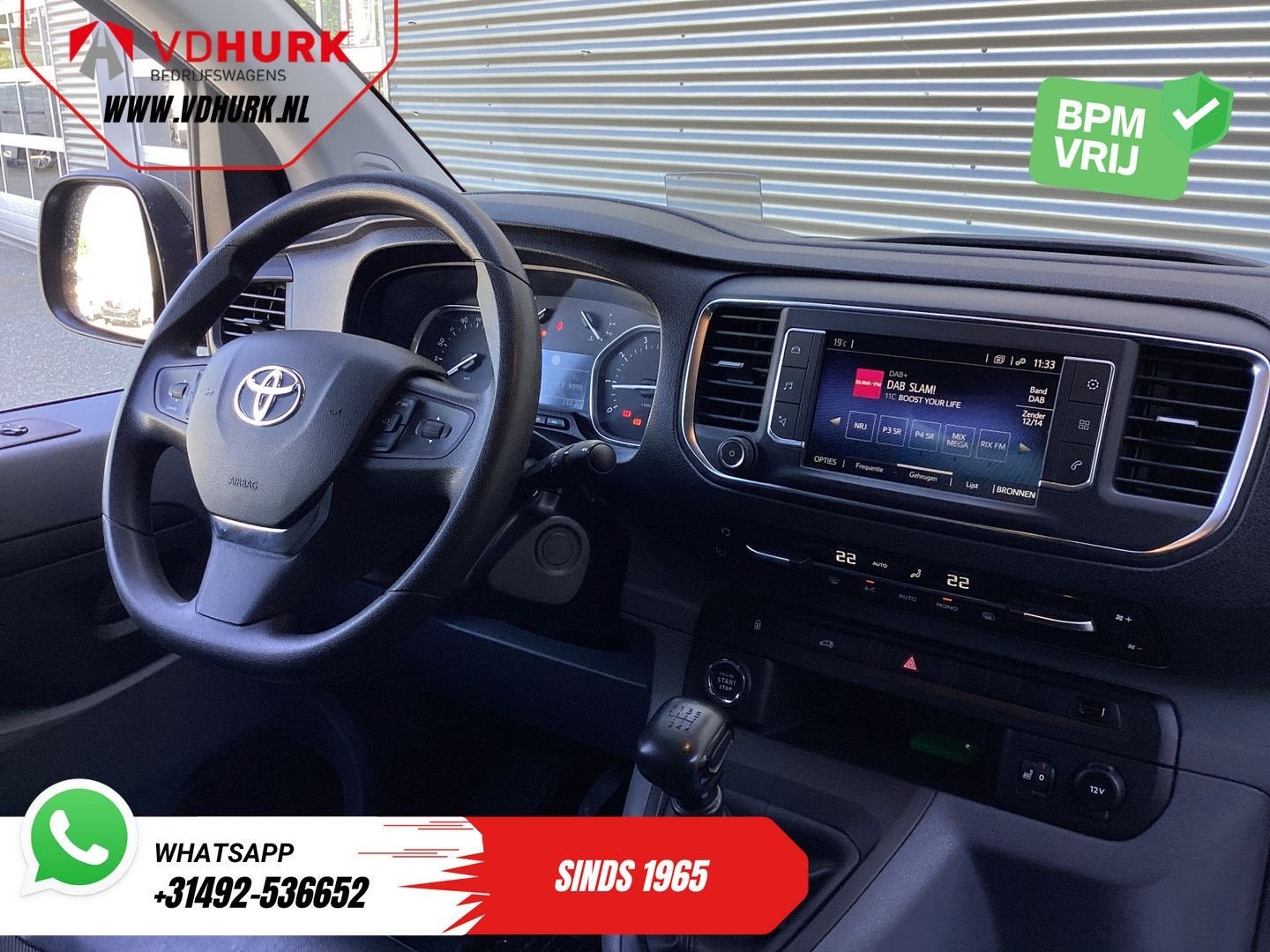 Toyota PROACE Worker 1.5 2x Schuifdeur/ Adapt.Cruise/ Head-u, Zwart, Bedrijf, Toyota, Te koop