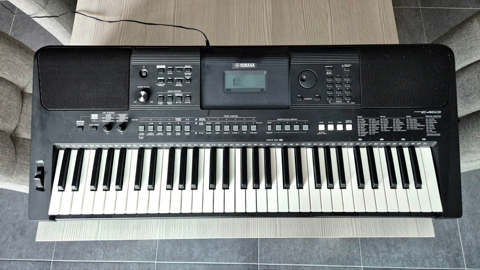 Yamaha psr-e463 keyboard, Enlèvement, Yamaha