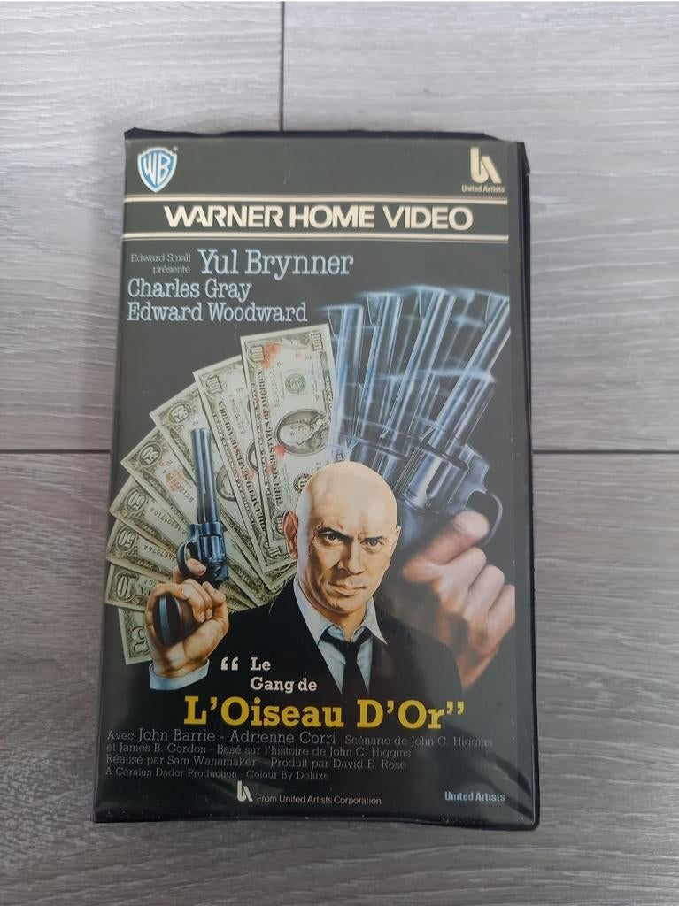 Vhs PAL Le gang de l'oiseau d'or (Yul Brynner), Enlèvement, Utilisé, Autres types