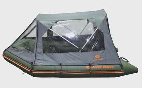 Opblaasbare boot Kolibri KM-330 met tent - zo goed als nieuw, Ophalen of Verzenden, Zo goed als nieuw
