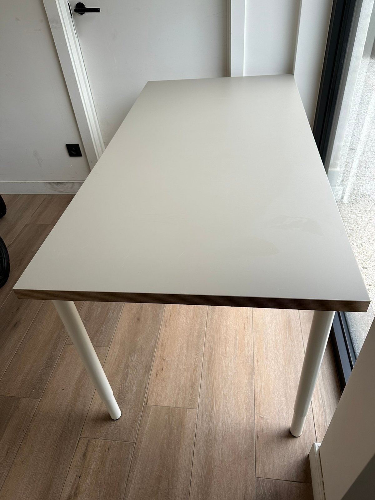 Linnmon bureau/tafel 75x140, Ophalen, Zo goed als nieuw, IKEA