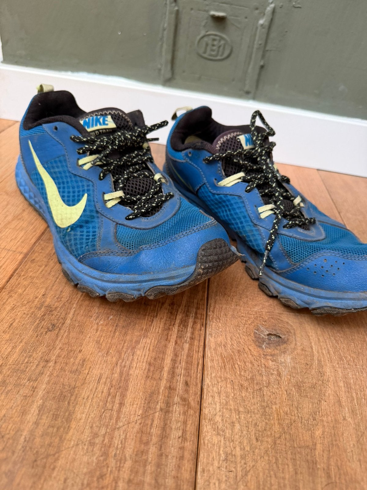 Nike ren schoenen, heren, Kleding | Heren, Schoenen, Ophalen, Blauw, Sportschoenen, Gedragen