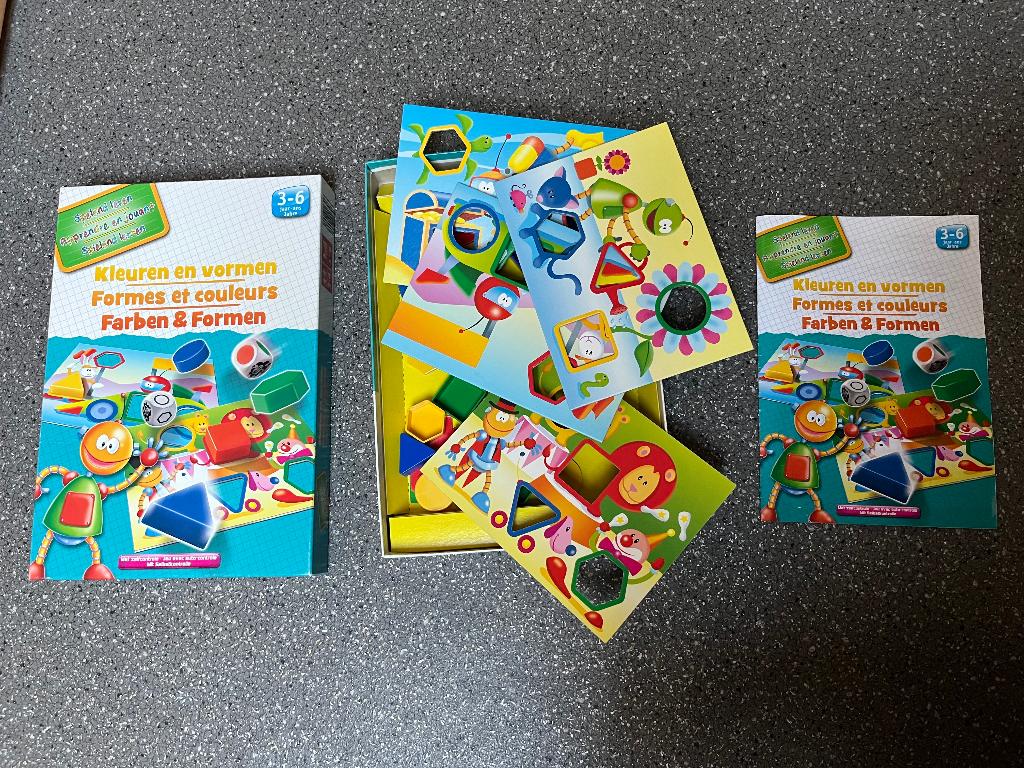 Spel kleuren en vormen (3-6 jaar), Kinderen en Baby's, Ophalen, Zo goed als nieuw