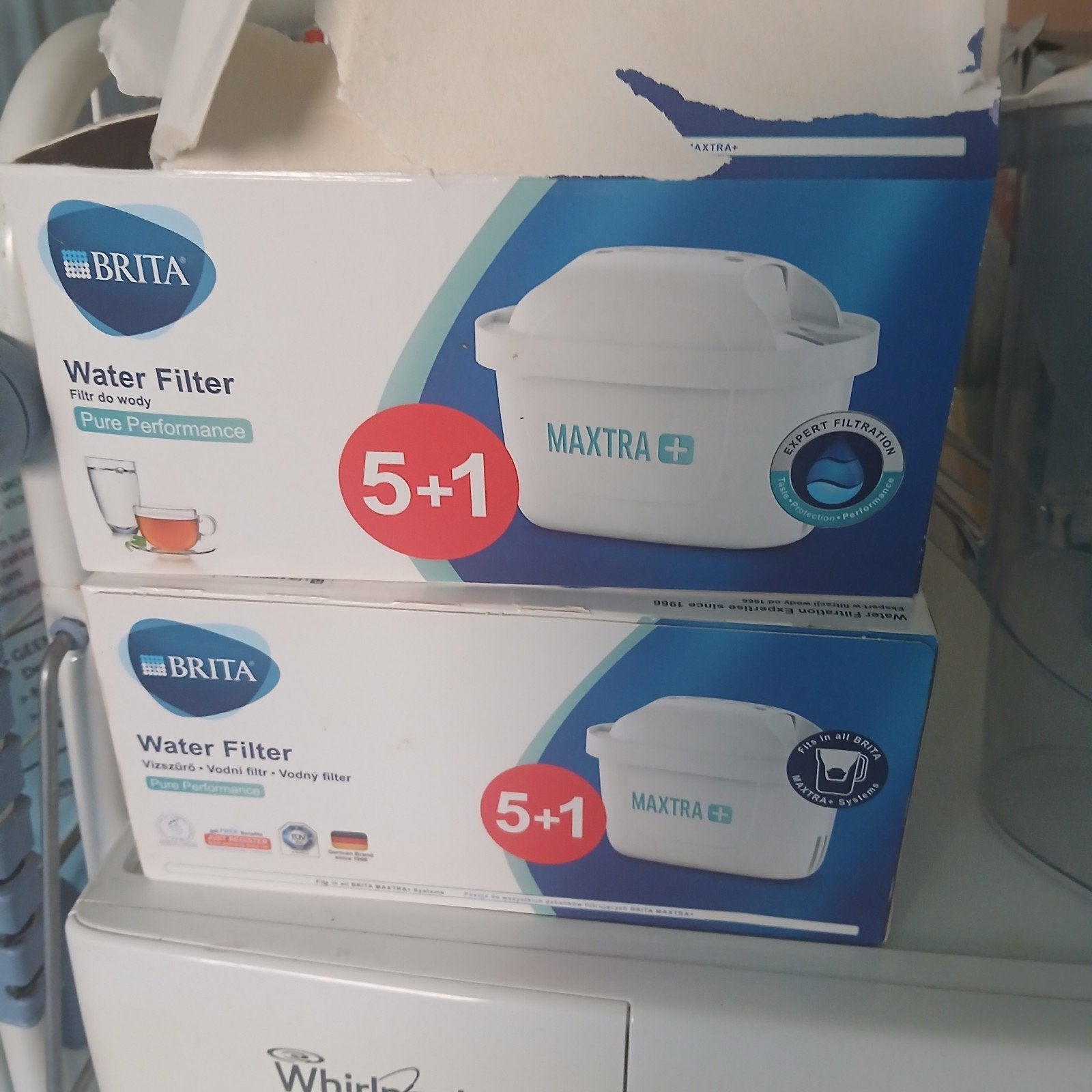 brita waterfilter en kan, Ophalen