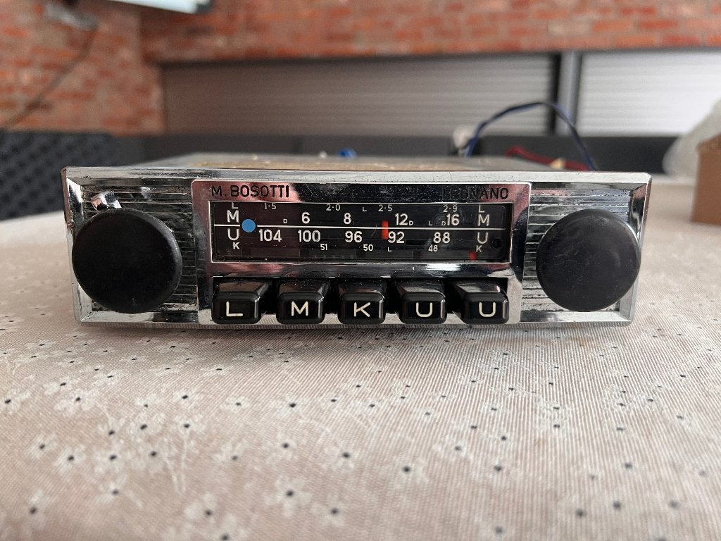 Vintage autoradio -1970- BlauPunkt Frankfurt 7630F40000, Ophalen of Verzenden, Gebruikt