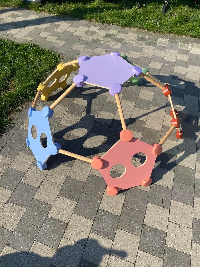 Houten kinderspeeltuig, Kinderen en Baby's, Speelgoed | Buiten | Speeltoestellen, Ophalen, Zo goed als nieuw