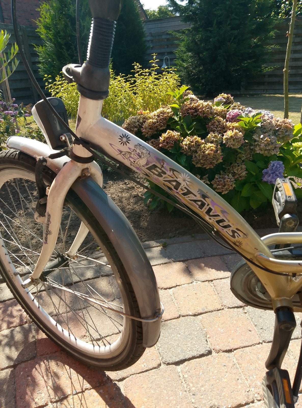 meisjesfiets Batavus in goede staat, Fietsen en Brommers, Ophalen, Terugtraprem, Gebruikt, Batavus