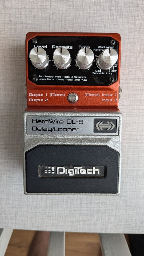 DigiTech Hardwire DL-8 Delay/Looper, Muziek en Instrumenten, Ophalen, Zo goed als nieuw, Delay of Echo