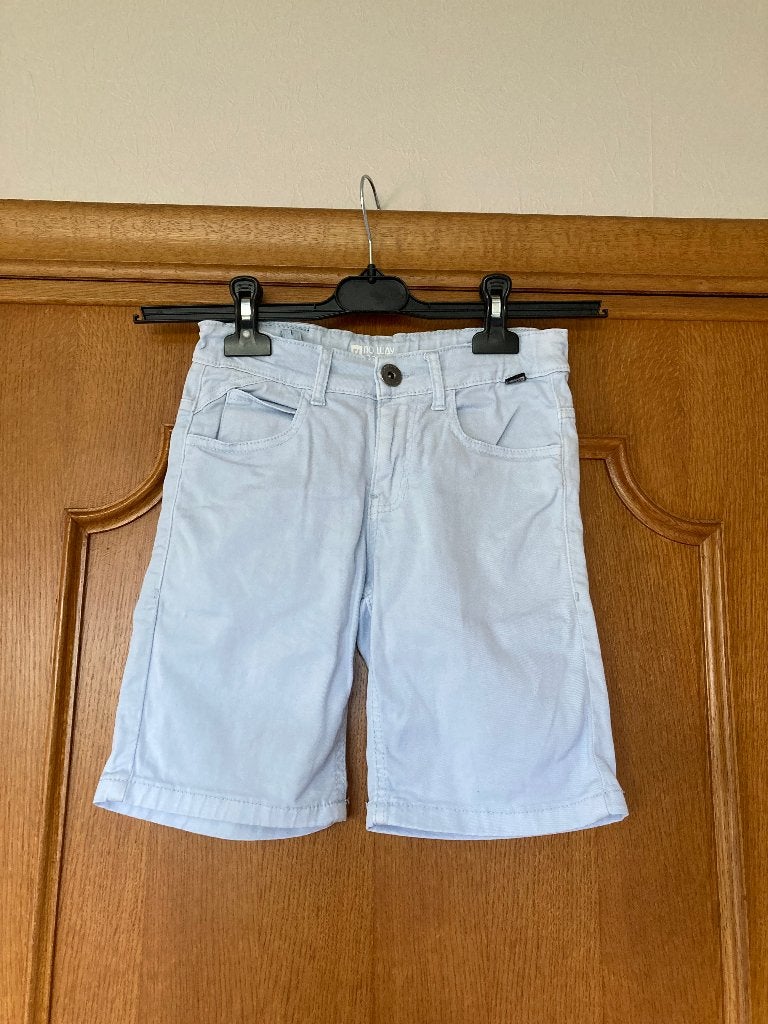 Licht blauwe korte broek, No Way Monday, maat 140, 10 jaar, Broek, Ophalen of Verzenden, Zo goed als nieuw, Jongen