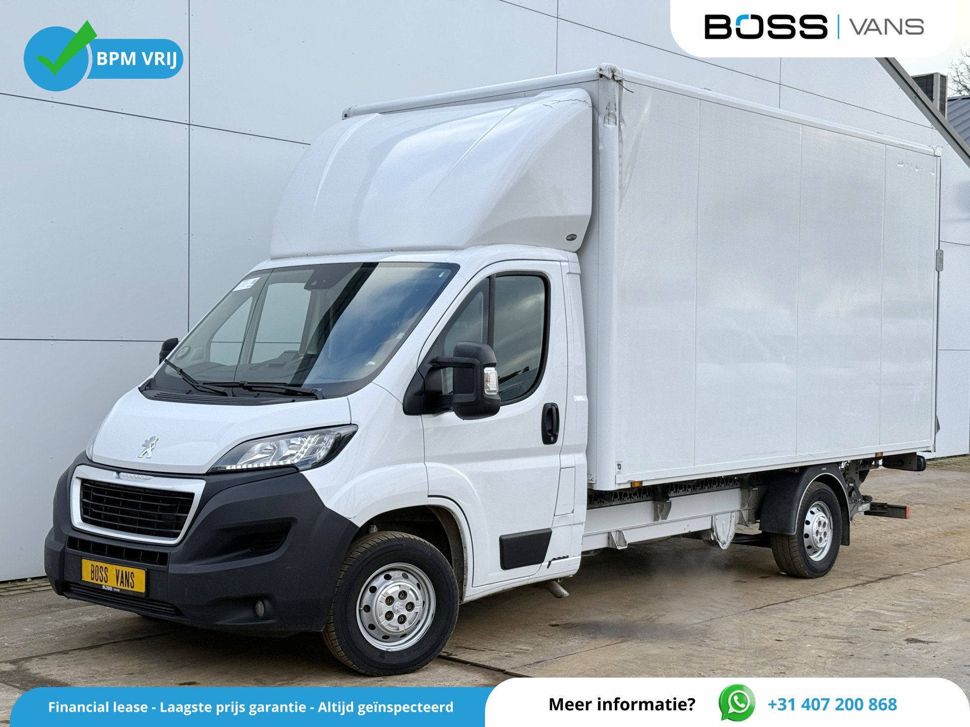 Peugeot Boxer 2.2 HDI 165PK Laadklep Bakwagen Cruise Control, Voorwielaandrijving, Gebruikt, 165 pk, 4 cilinders