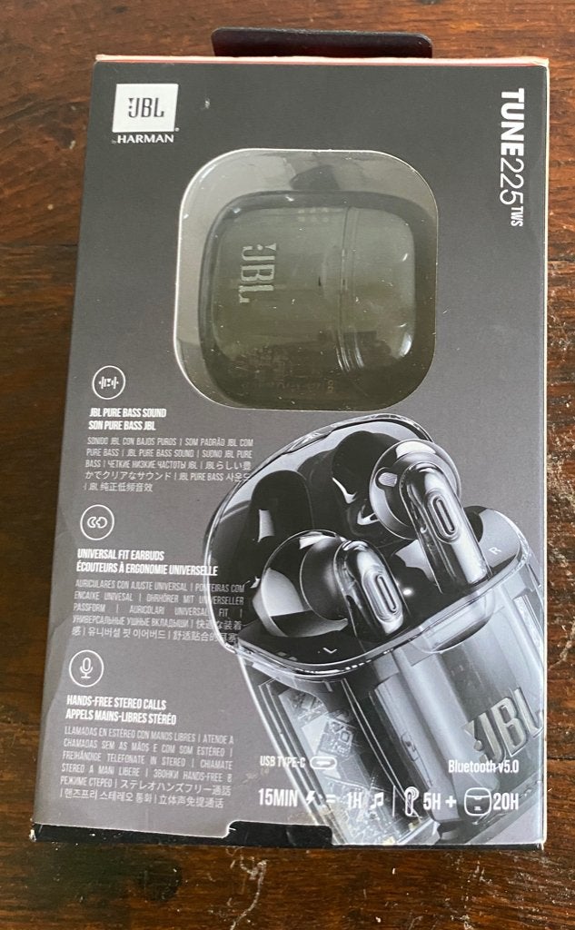 Écouteurs sans fil JBL Tune 225TWS état impeccable, Enlèvement, Comme neuf, Noir, JBL