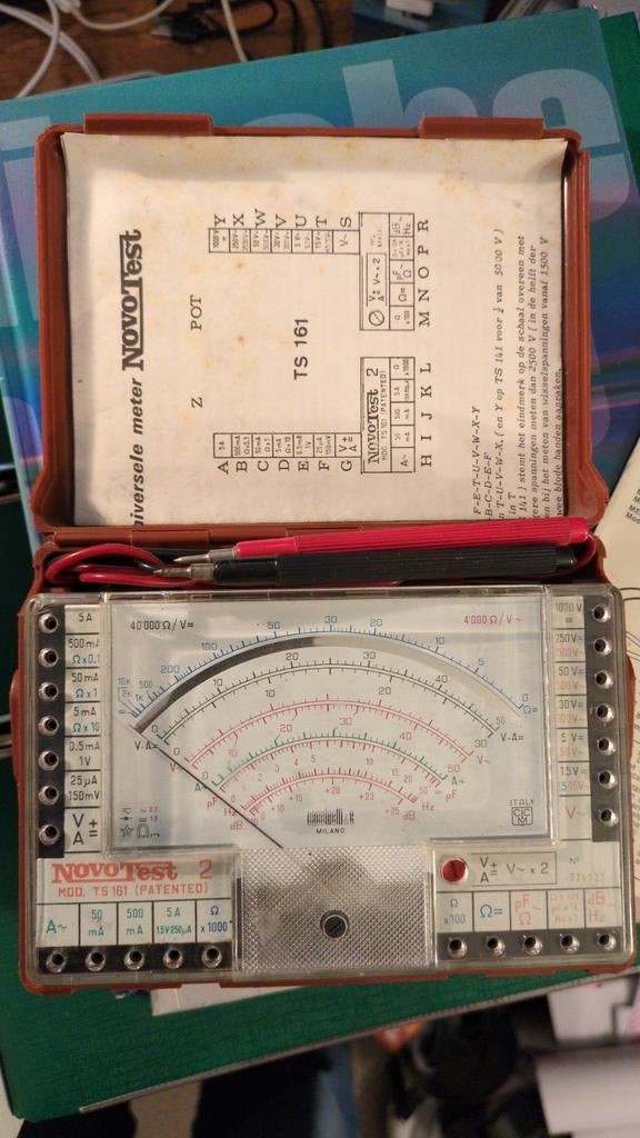 Novotest TS 161 analoge multimeter, Doe-het-zelf en Bouw, Ophalen, Multimeter