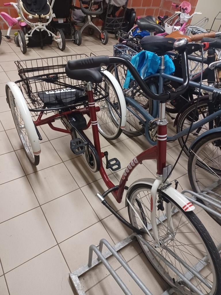 3wieler fiets, Ophalen