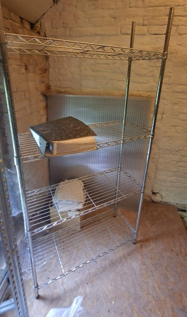 Etagère en métal, Enlèvement, Utilisé, Métal, Démontable