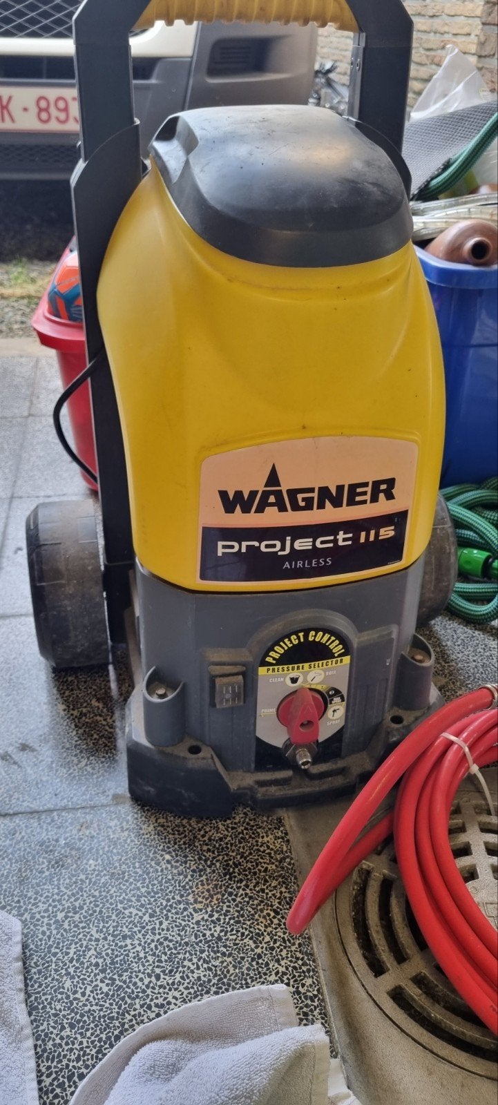 Verfspuitmachine Wagner, Ophalen, Zo goed als nieuw, Verfspuit of Verfpomp