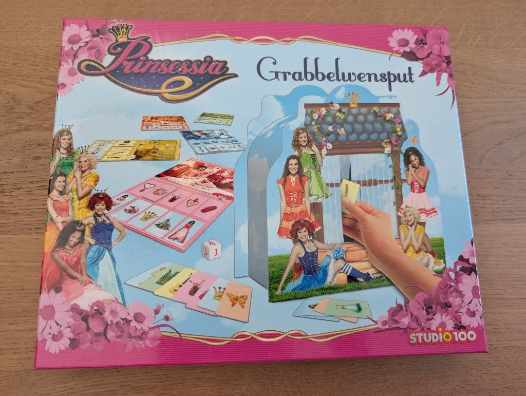 Gezelschapsspel Prinsessia grabbelwensput, Hobby en Vrije tijd, Ophalen of Verzenden, Studio 100