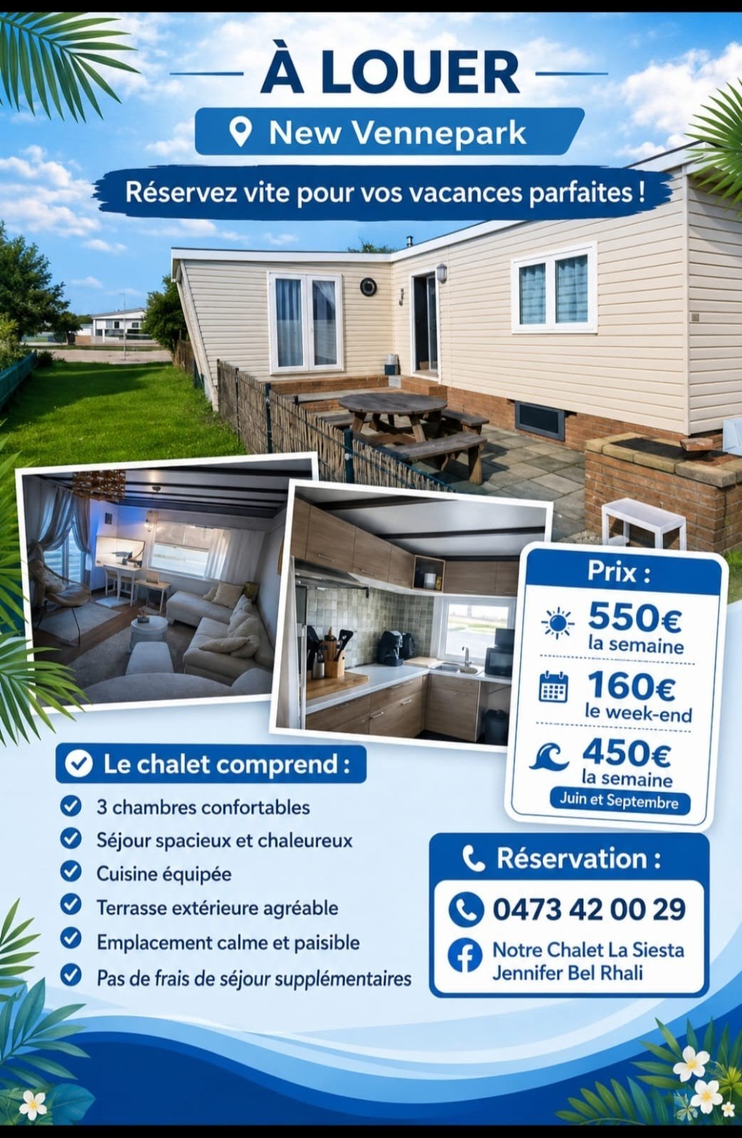 Chalet tout confort 3 chambres côté belge a louer, Vacances, Maisons de vacances | Belgique