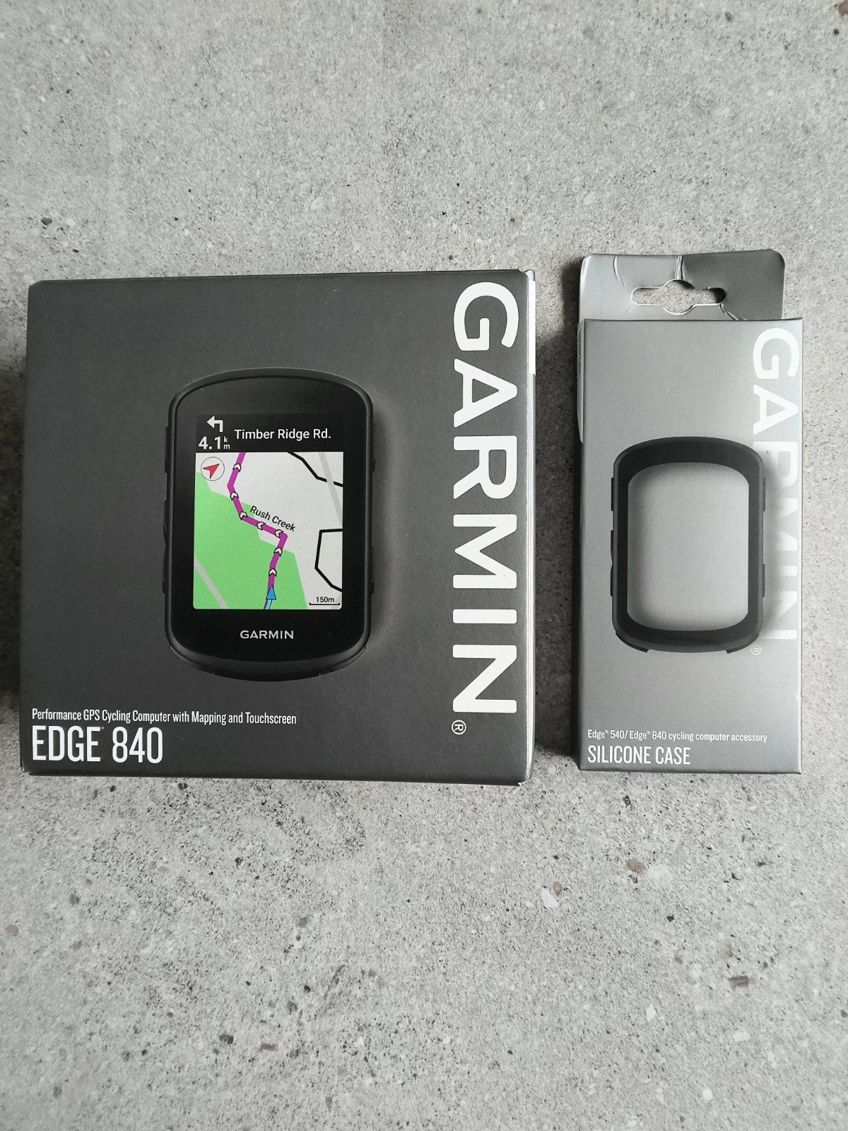 Garmin Edge 840 + siliconenhoes, Ophalen of Verzenden, Draadloos, Zo goed als nieuw
