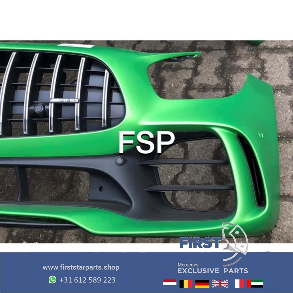 W190 AMG GTR Bumper A1908858500 Compleet Groen Origineel Mer, Auto-onderdelen, Gebruikt, -, Voor, Ophalen of Verzenden