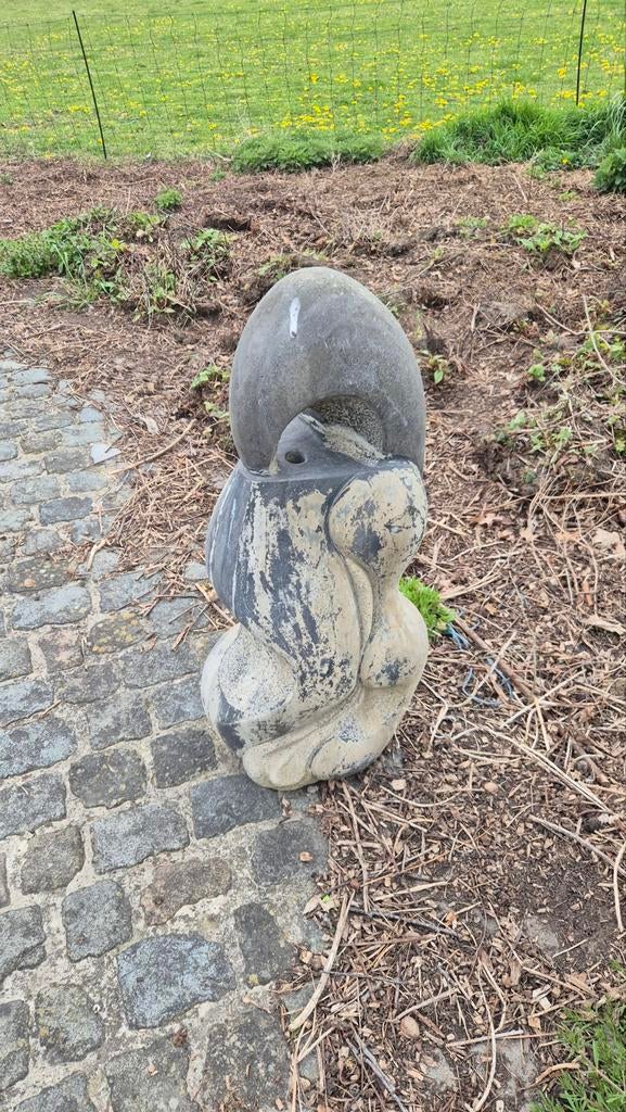 Tuinbeeld (waterornament), Ophalen