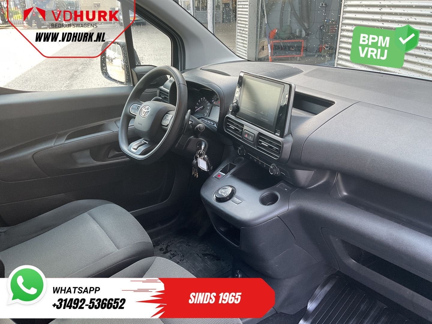 Toyota ProAce City 1.5 130 pk Aut. Carplay/ 3Pers./ Stoelver, Automaat, Wit, Bedrijf, Diesel