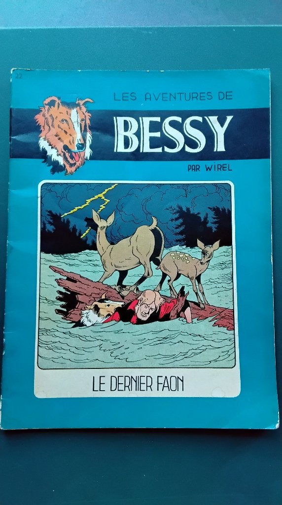 Oude Bessy, le dernier faion uit 1957. 1é druk., Boeken, Stripverhalen, Gelezen, Eén stripboek, Ophalen of Verzenden