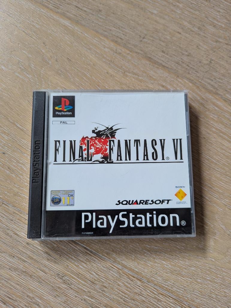 Final Fantasy VI – PS1, Games en Spelcomputers, Ophalen of Verzenden, Zo goed als nieuw