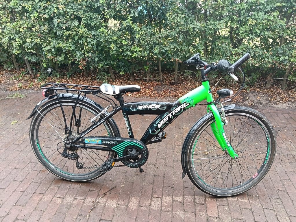 Jongensfiets, Velgrem, Versnellingen, Zo goed als nieuw, 65 cm of meer