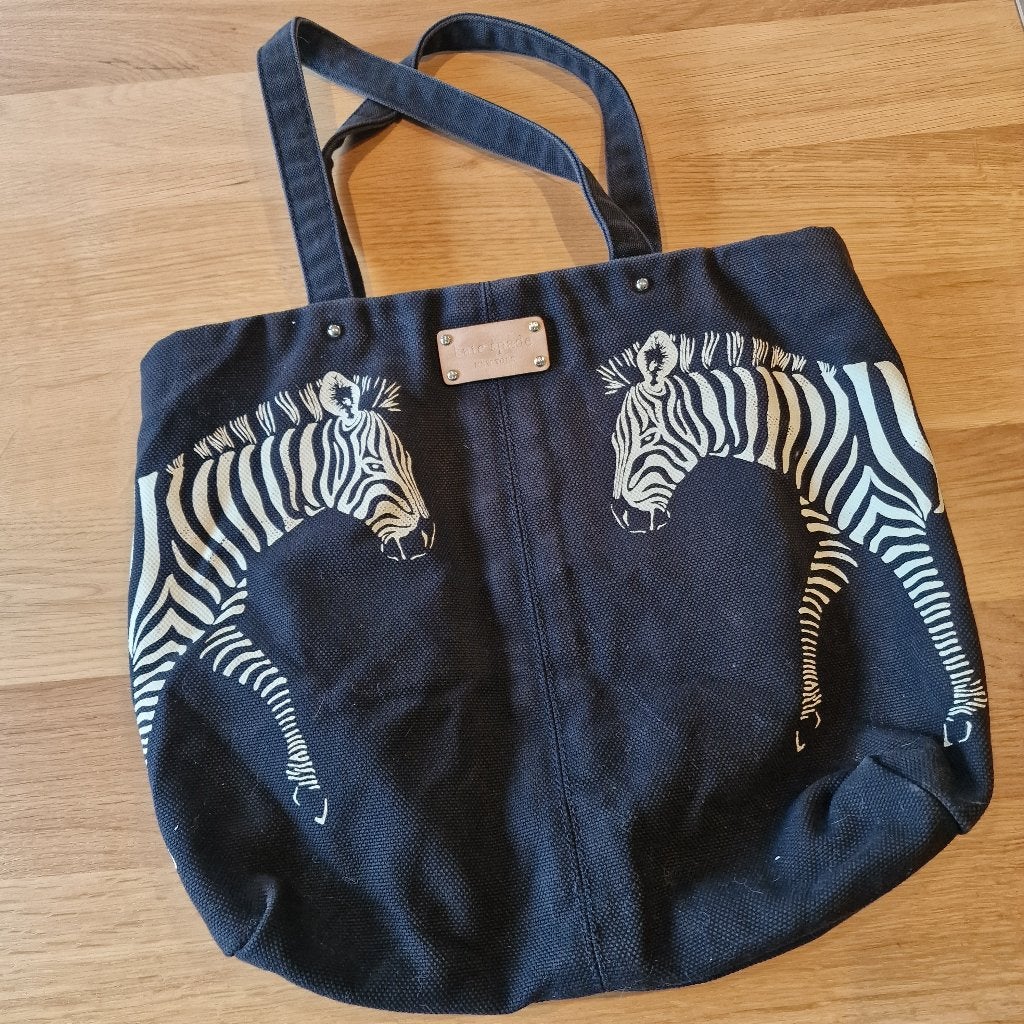 Tote bag Kate Spade zebra, Ophalen of Verzenden, Zo goed als nieuw, Shopper