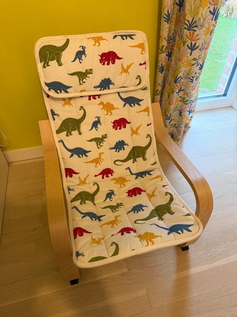 Dinosaure lampe tapis portemanteau fauteuil, Beige, Siège, Enlèvement, Utilisé