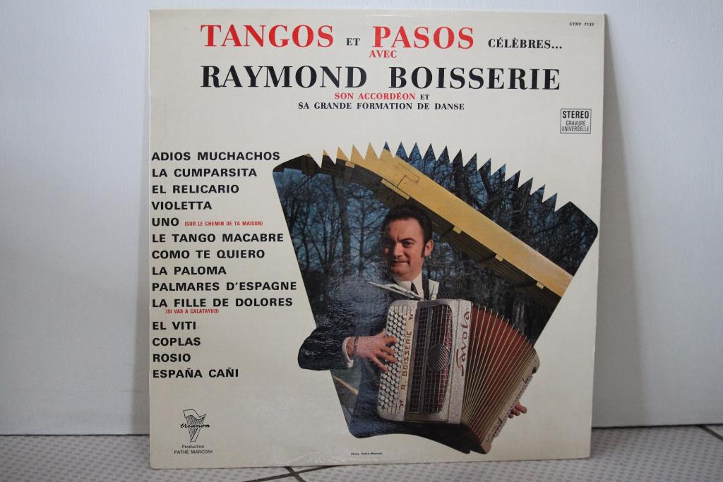 Raymond boisserie -lp- tangos et pasos celebres, CD & DVD, Vinyles | Musique latino-américaine & Salsa, Comme neuf, Pochette photo
