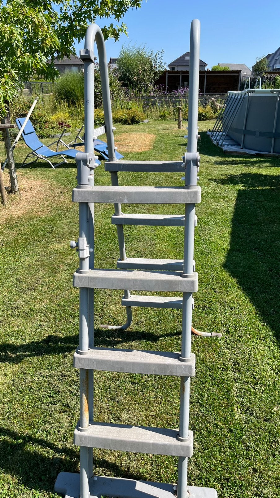 Zwembad ladder, Tuin en Terras, Ophalen, Gebruikt, Ladder