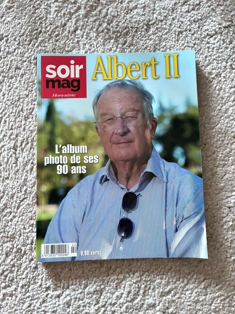 Soir Mag hors série Albert II pour des 90 ans, Enlèvement ou Envoi, Comme neuf