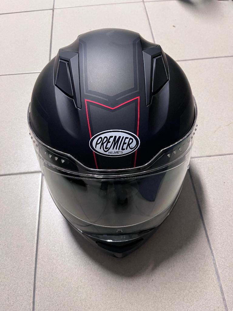 Helm Premier XS/S, Fietsen en Brommers, Brommerhelmen, Ophalen, Zo goed als nieuw, Small, Premier