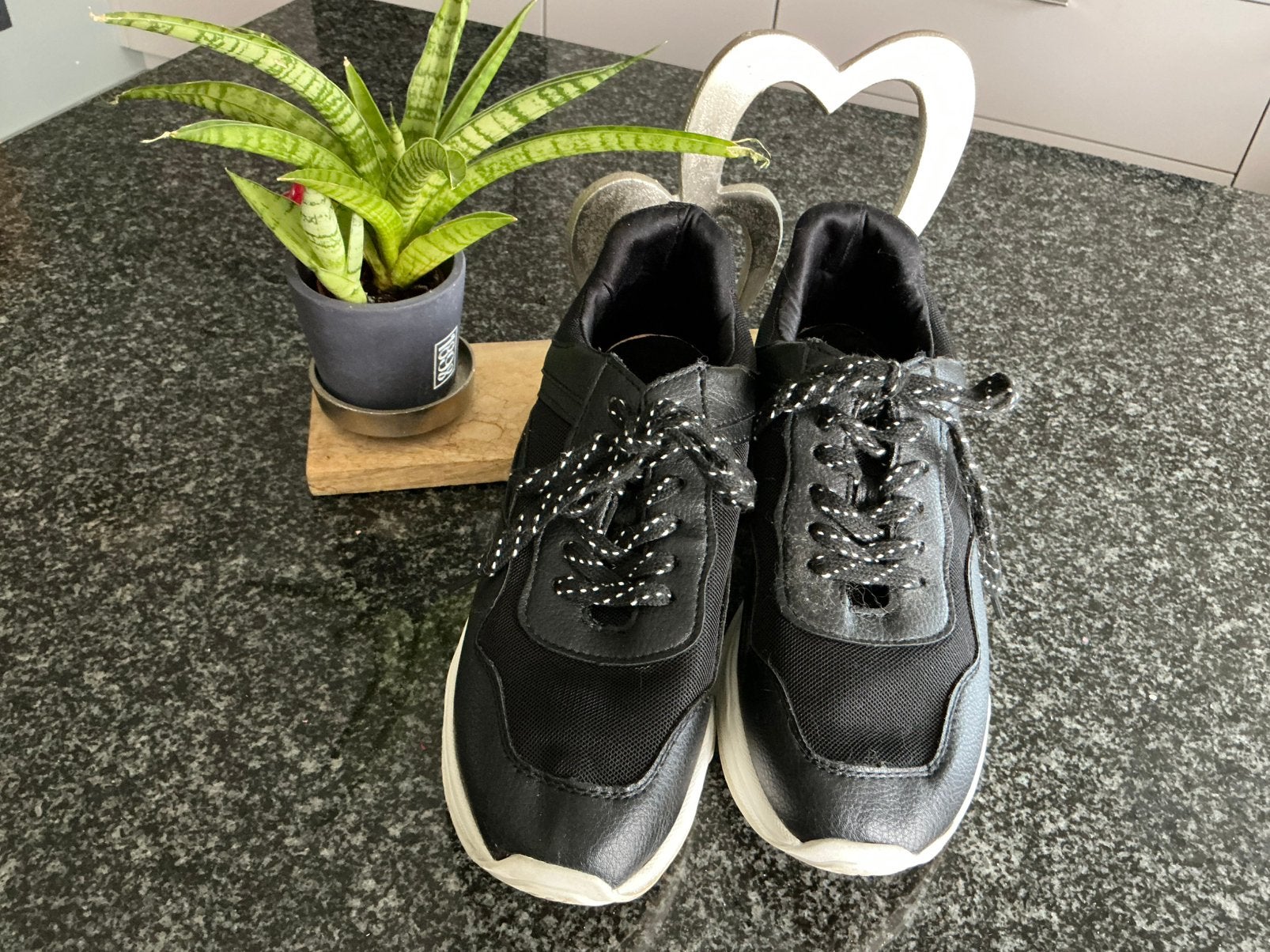 Sneakers maat 41, Kleding | Dames, Zwart, Ophalen of Verzenden, Zo goed als nieuw, Sneakers