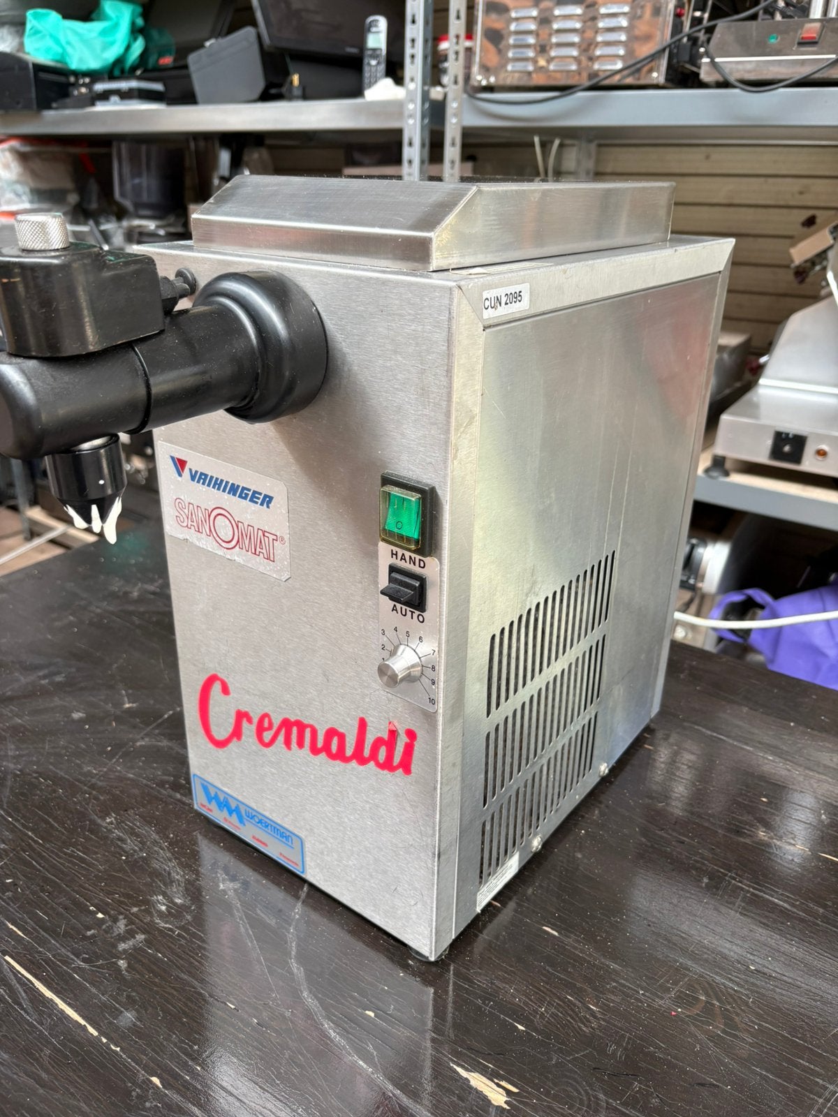Machine à chantilly Cremaldi Vario en parfait état, Enlèvement