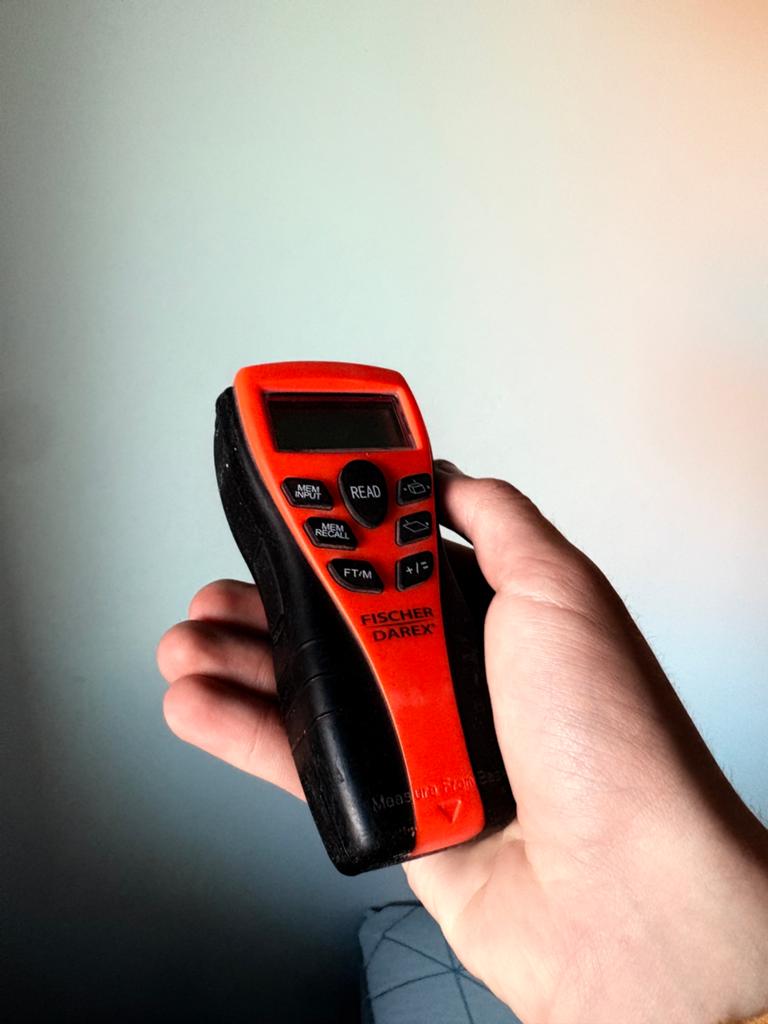 Fischer laser meter, Doe-het-zelf en Bouw, Ophalen of Verzenden, Zo goed als nieuw