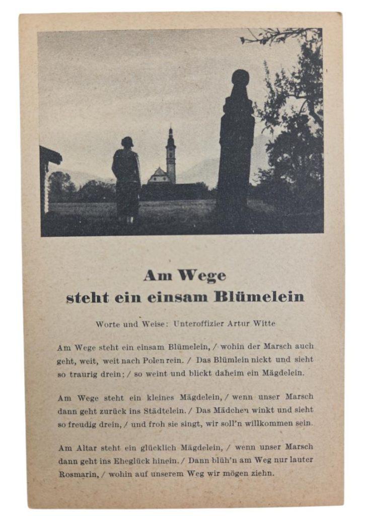 carte postale allemande de la Seconde Guerre mondiale, Enlèvement ou Envoi