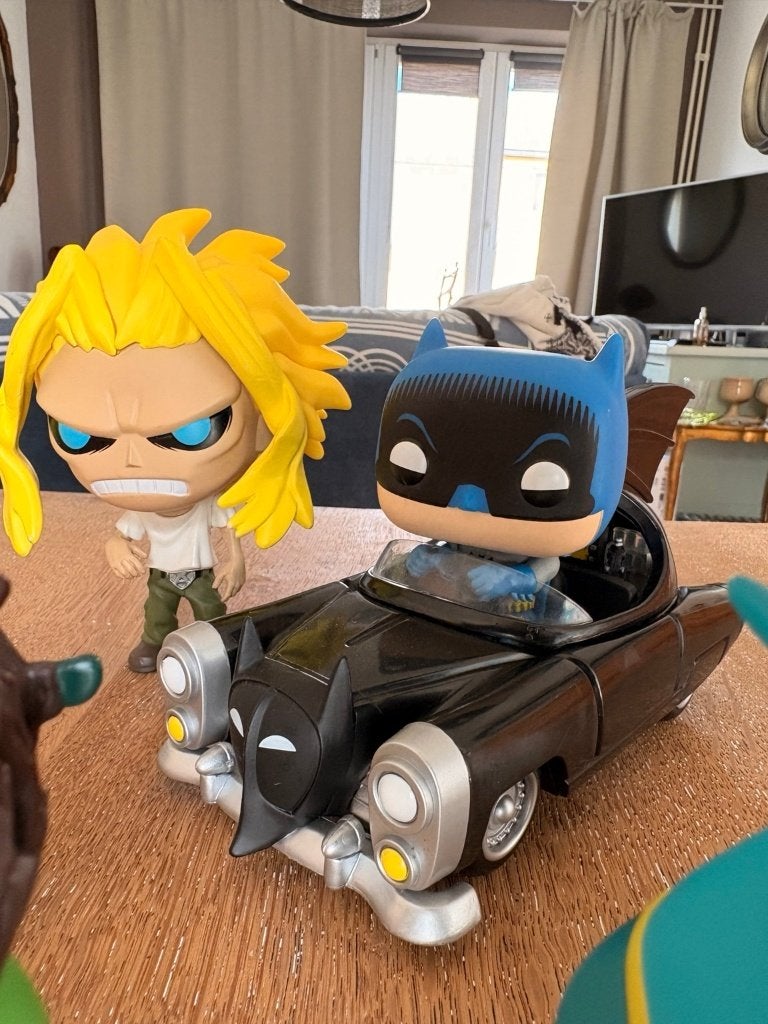 Funko Pop-bundel - Batman Batmobile + 3, Ophalen of Verzenden, Zo goed als nieuw