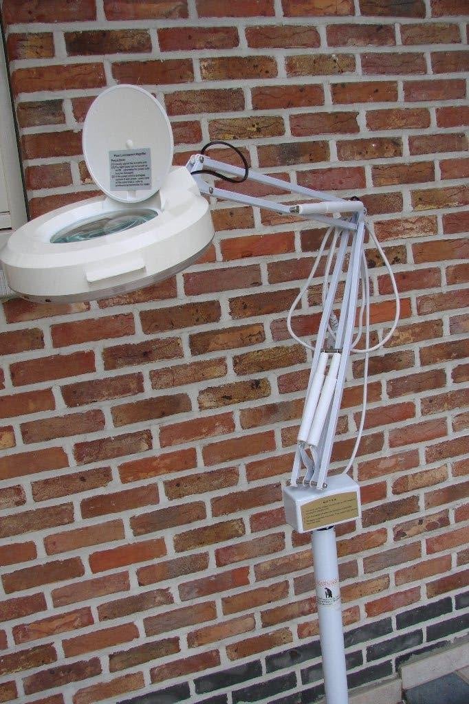 vergroot lamp op statief merk zenna, Ophalen, Zo goed als nieuw, Lamp, Met statief